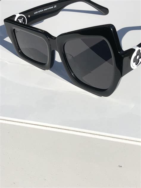 louis vuitton sun shades|Louis Vuitton distorted sunglasses.